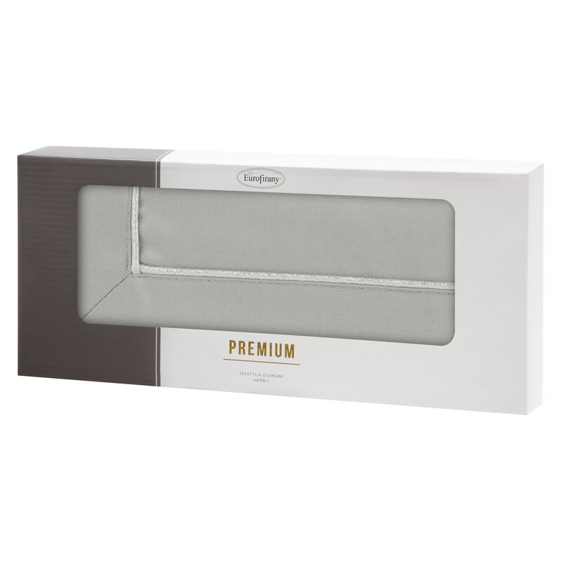 Obrus Madele srebrny 40 X 140 cm – dodaje blasku wnętrzu