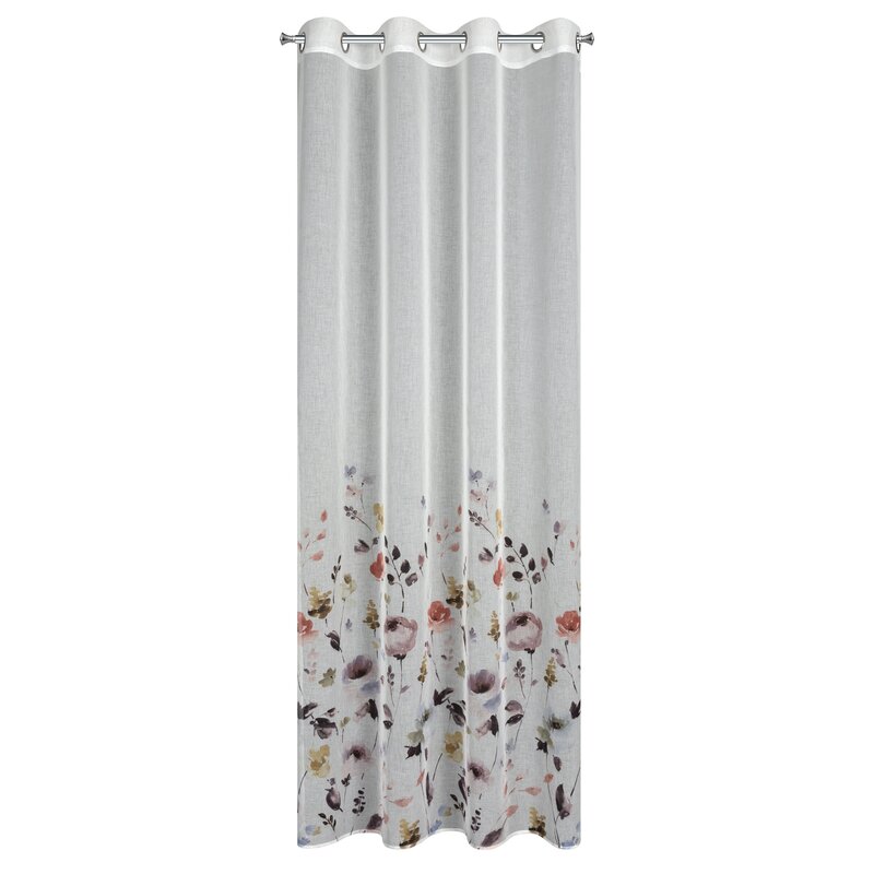 Zasłona gotowa biała 140 x 250 cm – rozprasza światło