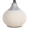 Lampa stołowa kremowa O 18 x 32 cm – tworzy nastrój