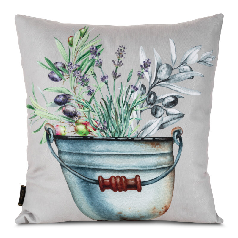 Poszewka Summer1 jasnoszara 45 x 45 cm – doda uroku wnętrzu