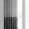 Firana gotowa laser cut czarna 140 x 250 cm – zaciemnia i zdobi