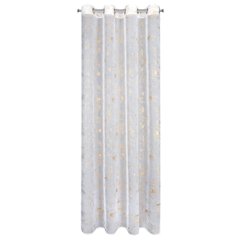 Zasłona gotowa Belle biała 140 x 250 cm – dodaje blasku wnętrzu