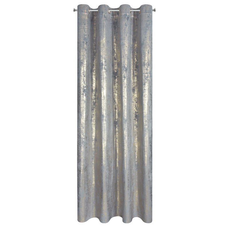 Zasłona gotowa Renia srebrna 140 x 250 cm – wprowadza blask