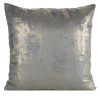 Poszewka dekoracyjna Renia szara 45 X 45 cm – welwetowa w dotyku