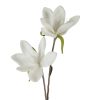 Kwiat Flore popielaty 88 cm – doda subtelny styl
