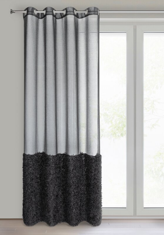 Zasłona gotowa Marion czarna 140 x 250 cm – dodaje przytulności