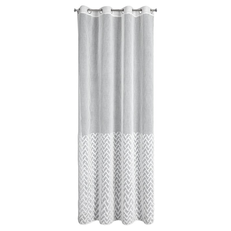 Firana gotowa Meli 2 biała 140 x 250 cm – rozjaśnia wnętrze