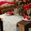 Bieżnik świąteczny Winter kremowy 40 x 140 cm – 100% bawełna