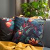 POSZEWKA VELVET 118 45 X 45 CM TURKUSOWY