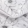 Pościel satynowa Spring biała 220 x 200 cm – gładka i elegancka