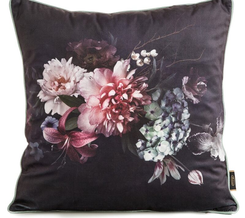 Poszewka welwetowa Velvet 137 czarna 45 X 45 cm – miękka w dotyku