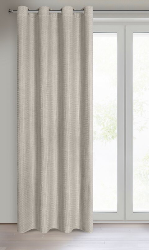 Zasłona gotowa Madison beżowa 140 x 250 cm – dodaje ciepła wnętrzu