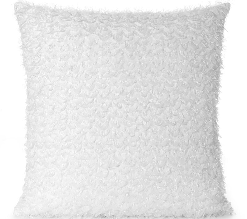 Poszewka dekoracyjna Tiffany biała 45 x 45 cm – doda przytulności