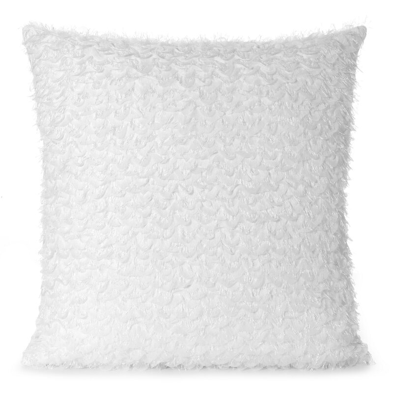 Poszewka dekoracyjna Tiffany biała 45 x 45 cm – doda przytulności
