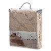 Narzuta Velvet beżowa 200 x 220 cm – dodaje przytulności