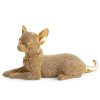 Figurka ceramiczna Pies Złoty 19 x 7 x 10 cm – doda blasku wnętrzu