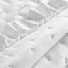 Narzuta Libi3 biała 170 X 210 cm – z falbaną