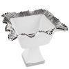 Wazon ceramiczny królik biały 14 x 30 cm – idealny na dekoracje
