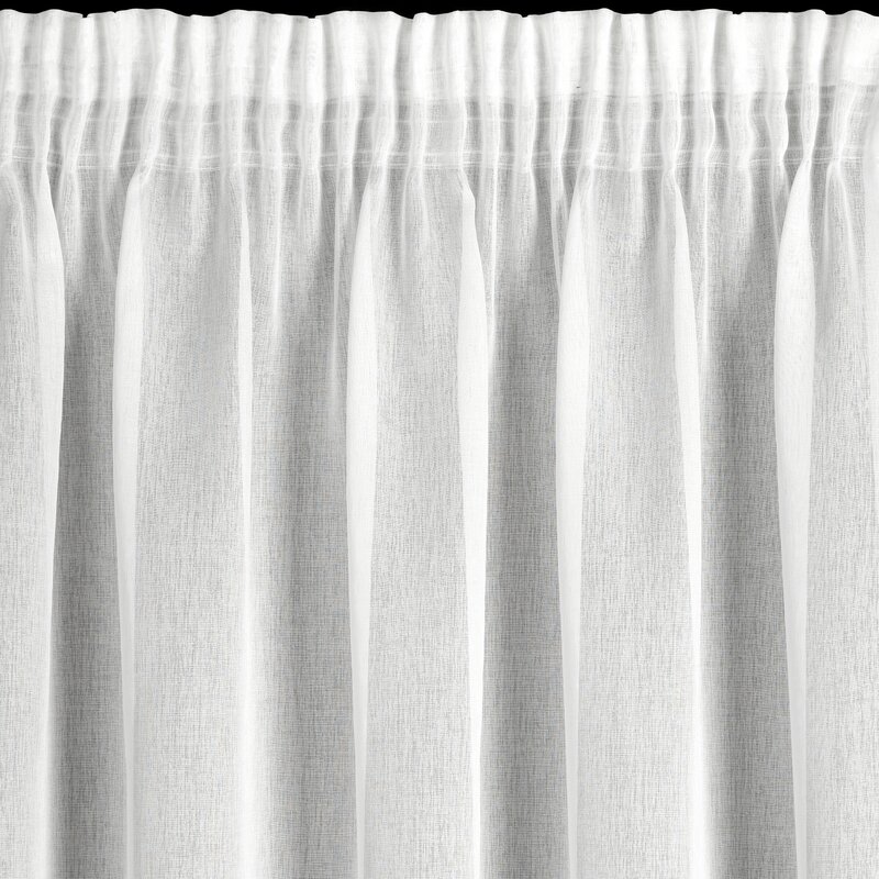 Firana gotowa Olivia biała 140 x 270 cm – rozjaśnia wnętrze