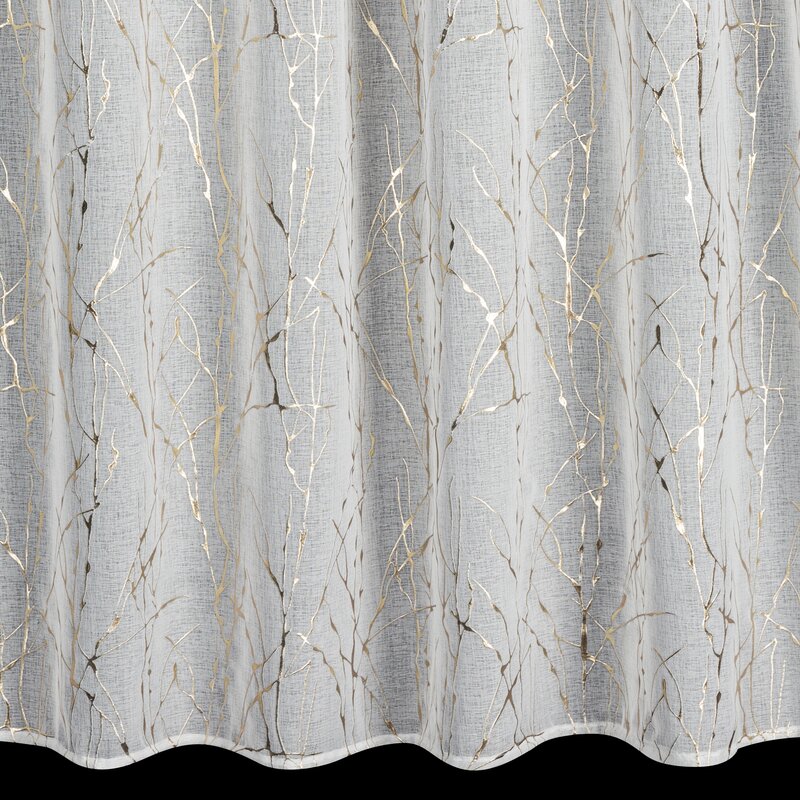 Firana gotowa Melia biała 140 x 270 cm – łatwa w utrzymaniu