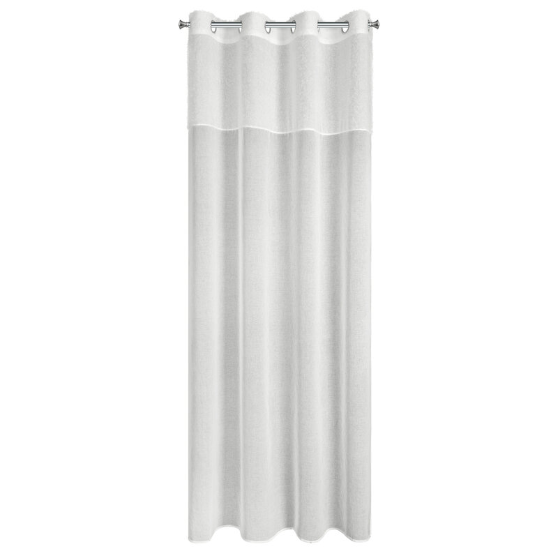 Zasłona gotowa Agis 3 kremowa 140 x 250 cm – subtelnie filtruje światło