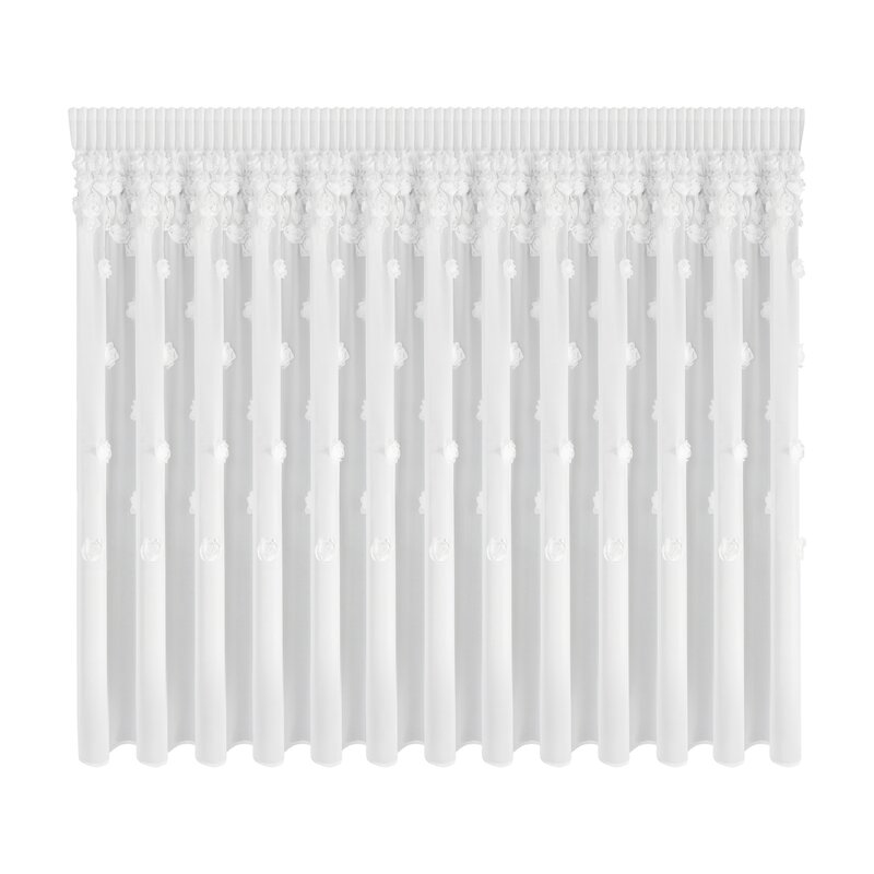 Firana gotowa Diana biały 350 x 160 cm – rozjaśni wnętrze