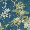 Pościel satynowa Spring niebieska 140 x 200 cm – idealna na prezent