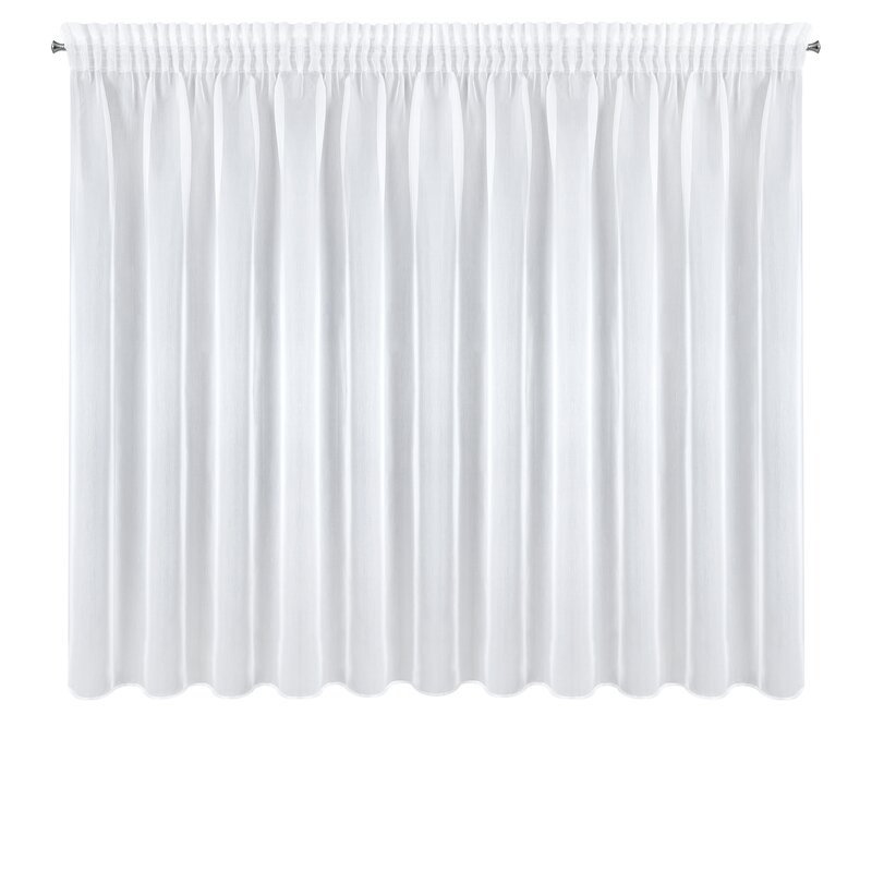Firana gotowa Mirea biała 350 X 150 CM – dodaje lekkości i blasku