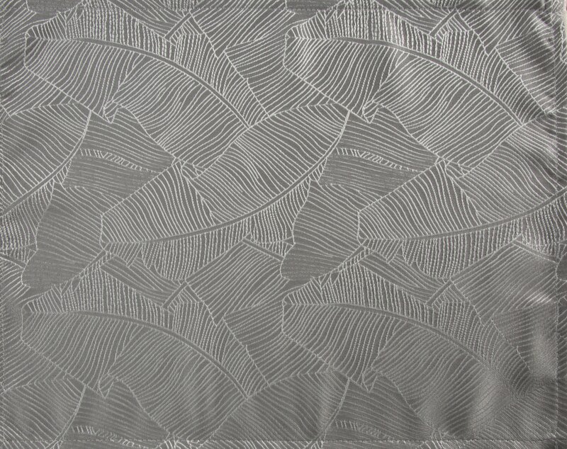 Obrus żakard Isla srebrny 30 x 40 cm – doda elegancji