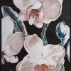 Obraz ręcznie malowany Kwiaty biały 60 X 60 CM – wnosi świeżość i spokój