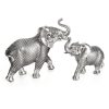 Figurka ceramiczna EVAN stalowa 13 X 30 X 25 CM – do salonu i gabinetu