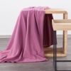 Koc polarowy D91 wrzosowy 150 X 200 CM – miękki i ciepły