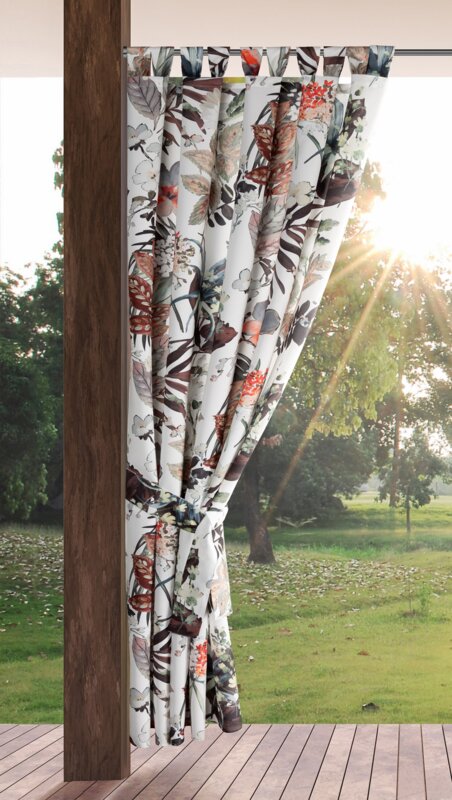 Zasłona gotowa Garden biała 155 x 220 cm – idealna na taras