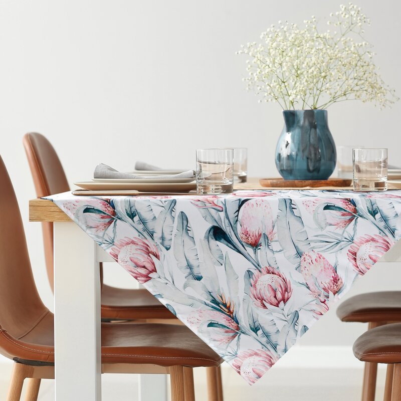 Obrus tarasowy biały 85 X 85 cm – idealny na lato