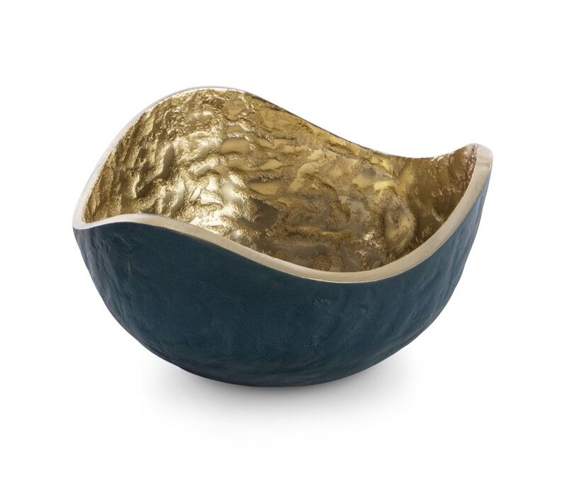 Misa metalowa PEDRO3 granatowa 17 x 17 x 9 cm – idealna ozdoba