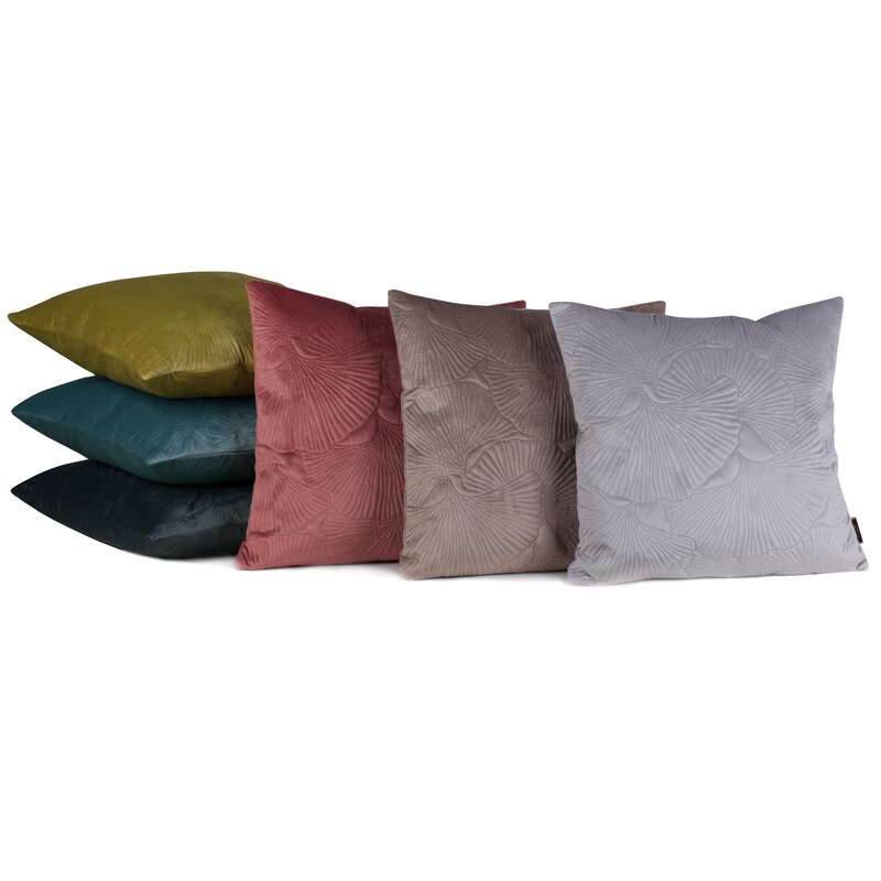 Poszewka velvet ceglasta 45 x 45 cm – doda głębi wnętrzu