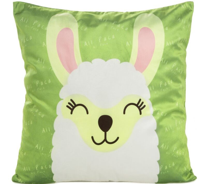 Poszewka Design91 zielona 45 x 45 cm – ożywi wnętrze