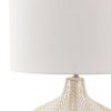 Lampa stołowa Liza kremowa 38 x 58 cm – subtelne oświetlenie