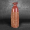 Wazon ceramiczny Elda czerwony O 18 x 51 cm – na susze i kwiaty