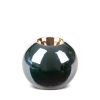 Świecznik ceramiczny Amora2 zielony 9 x 8 cm – do wnętrz