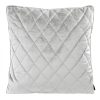 Poszewka velvet srebrna 45 x 45 cm – dodaje miękkości