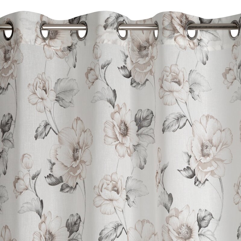 Firana gotowa Basala naturalna 140 x 250 cm – rozprasza światło