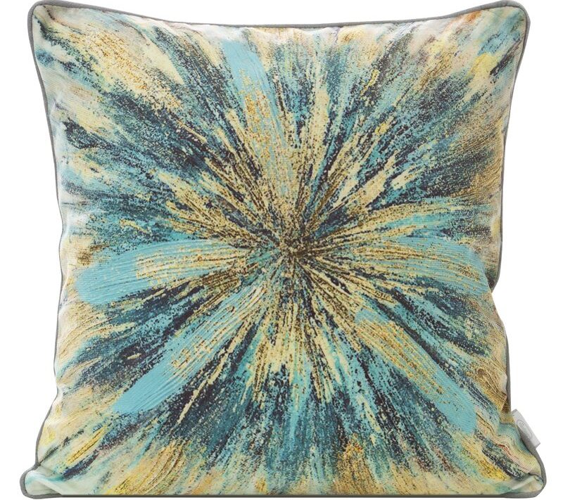 Poszewka Mink niebieska 45x45 cm – doda dynamiki wnętrzu