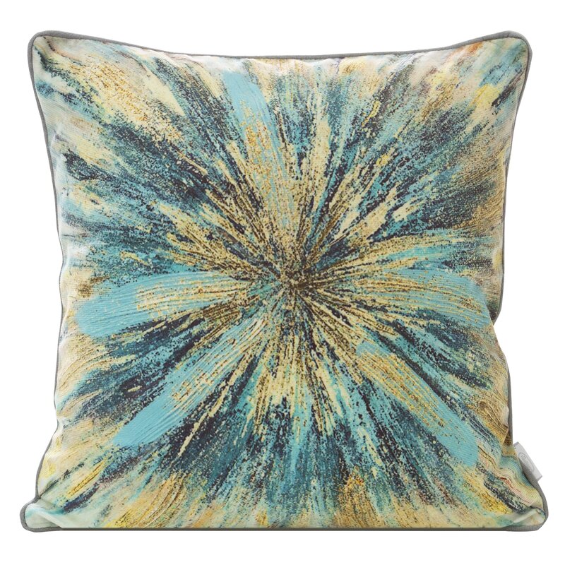 Poszewka Mink niebieska 45x45 cm – doda dynamiki wnętrzu