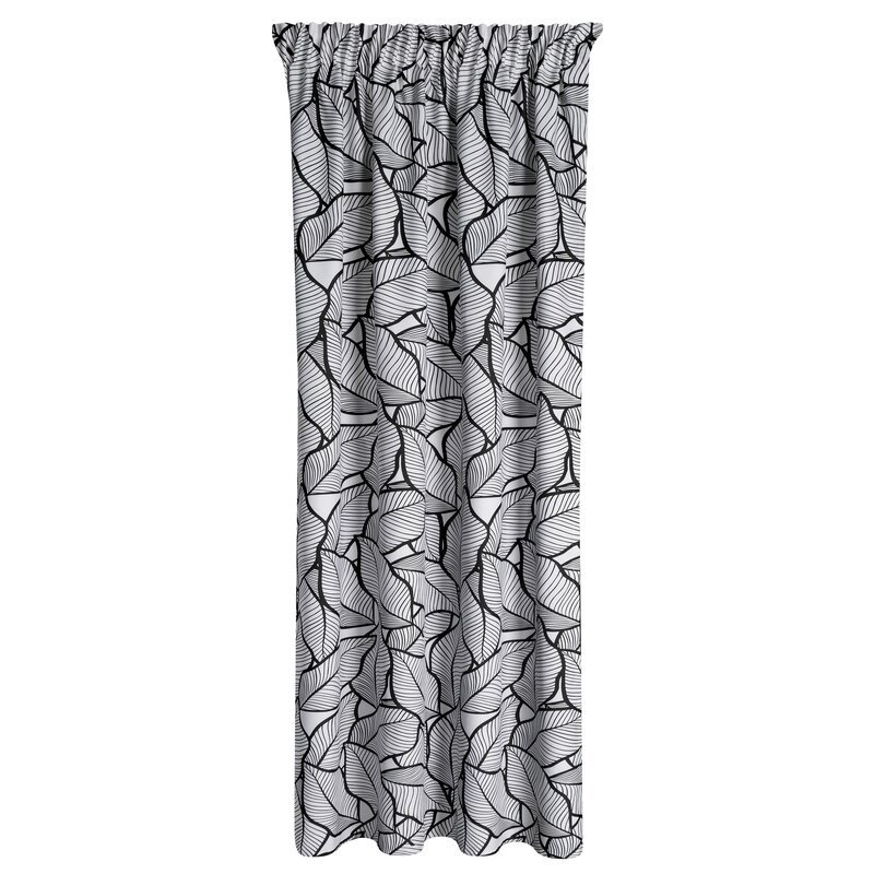 ZASŁONA GOTOWA ROMI NA TAŚMIE 140 X 270 CM BIAŁY