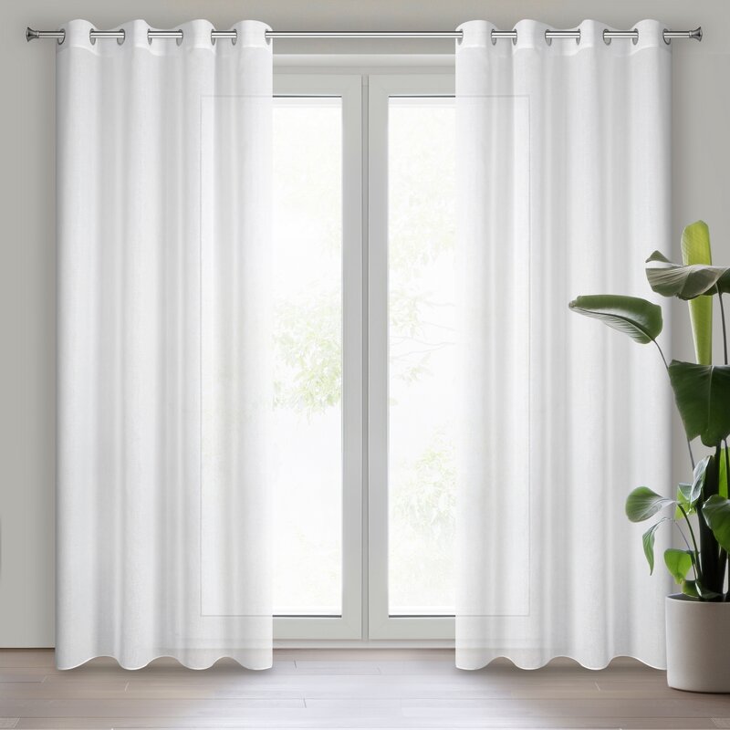 Firana gotowa Margo biała 140 x 250 cm – rozjaśnia wnętrze