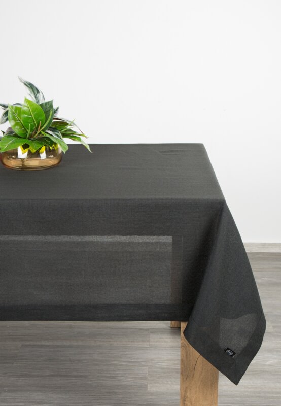Obrus Stella czarny 140 x 220 cm – idealny na obiad