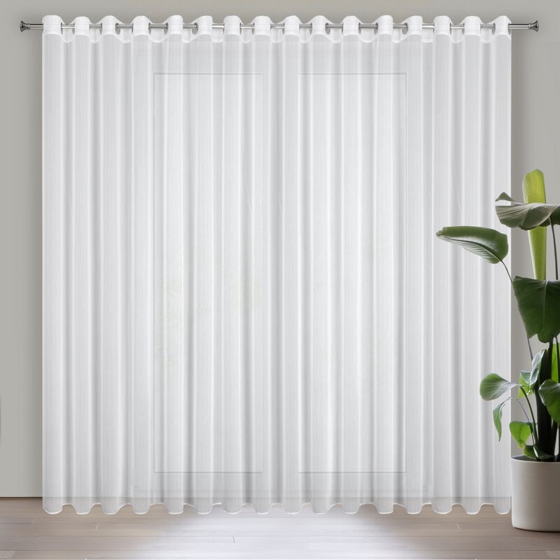 Firana gotowa Kalia biała 300 x 260 cm – rozświetla wnętrze