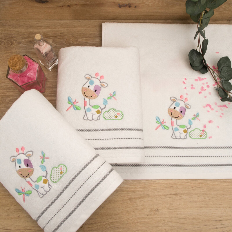Ręcznik dziecięcy BABY33 biały 100 X 100 cm – miękki i chłonny
