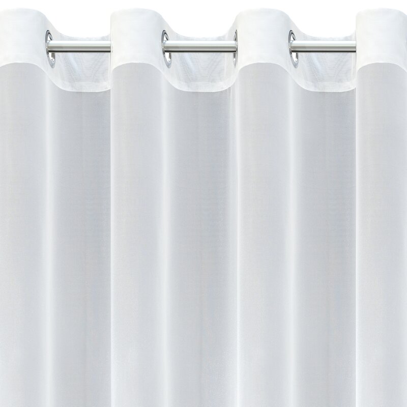 Firana gotowa Solei biała 140 x 250 cm – rozprasza światło